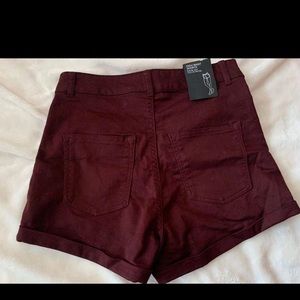 H & M divided high waisted shorts
